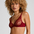 Isabelle Non-Padded Underwired Bra, Red