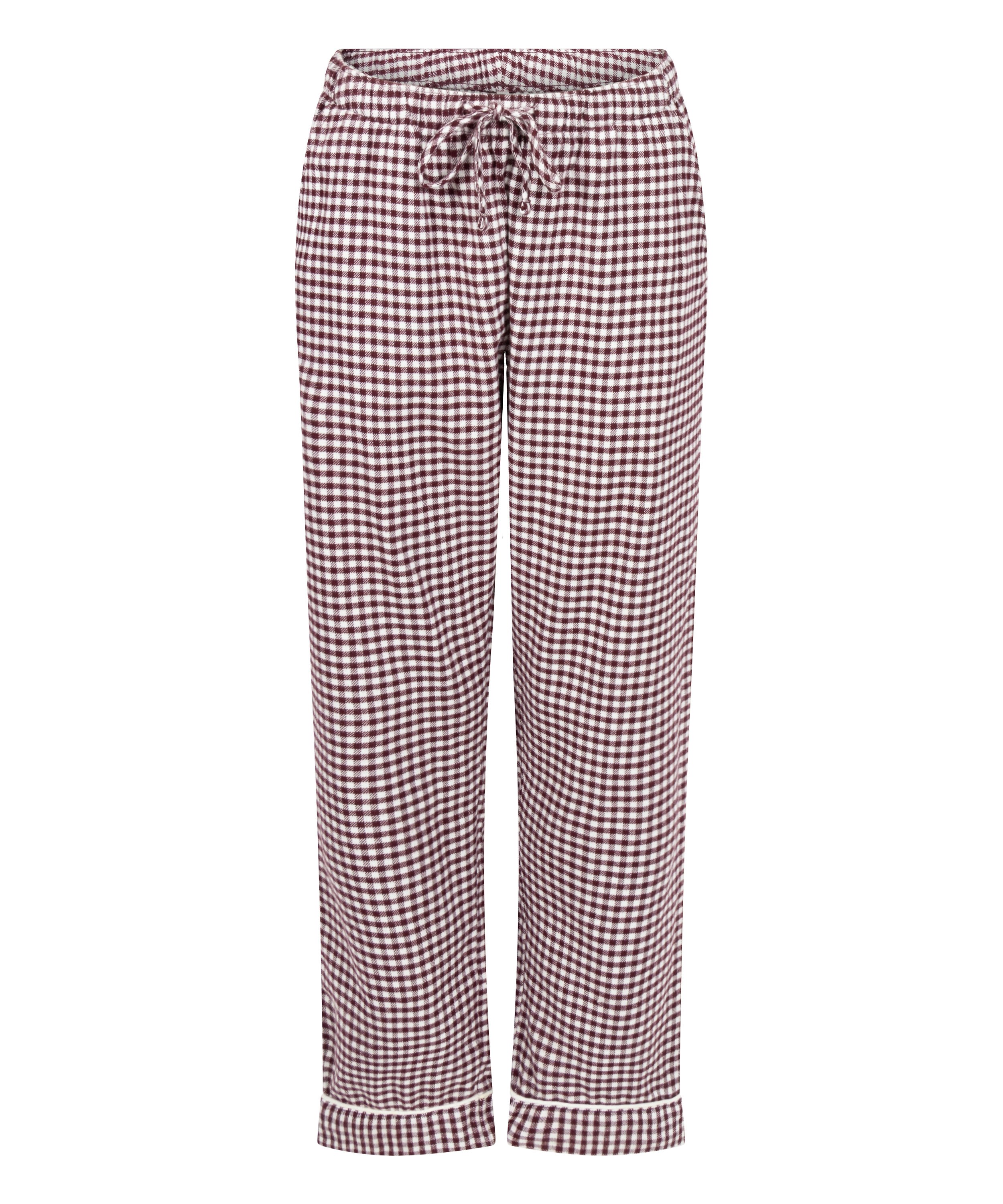 Flannel Pyjama Pants, Purple, main