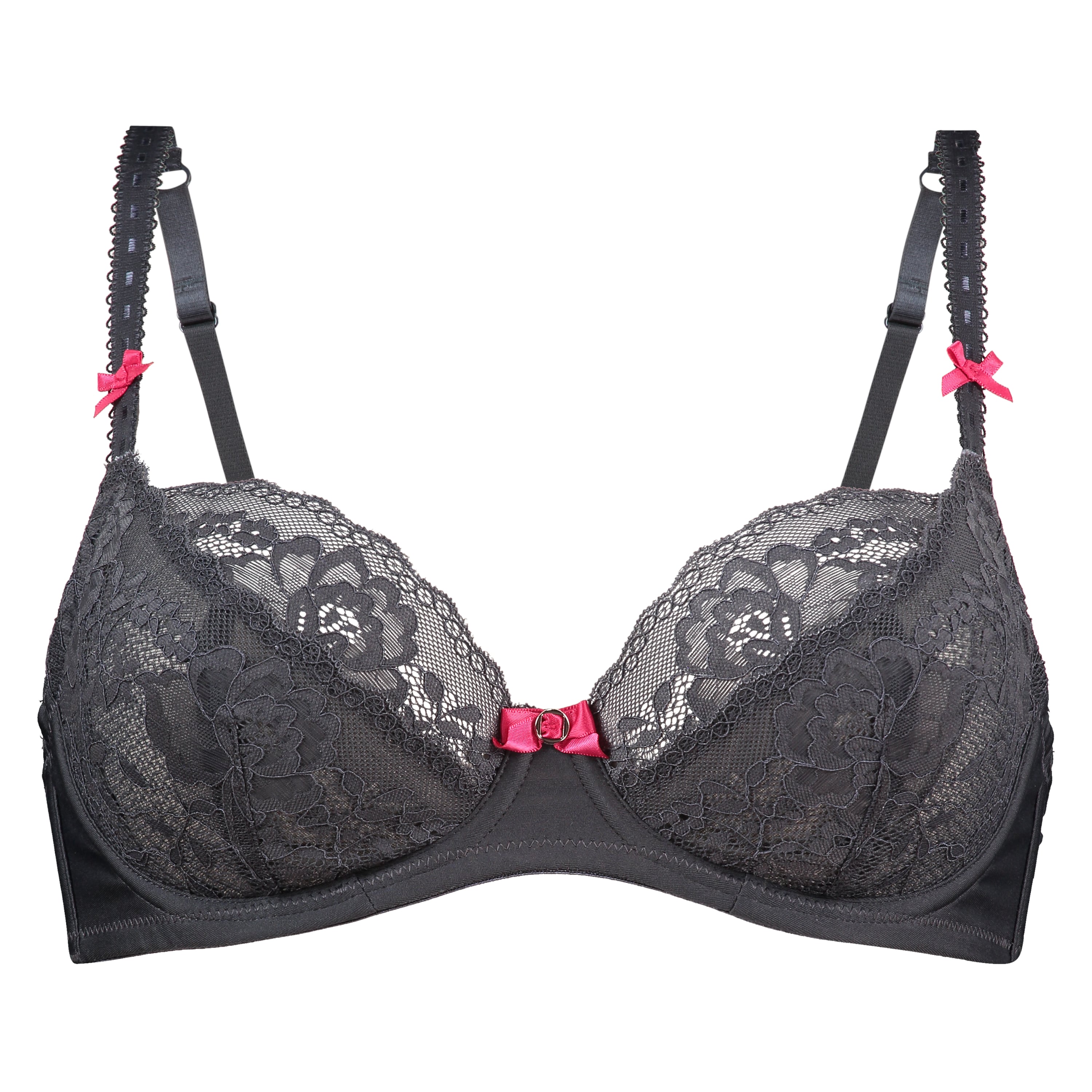 Non-Padded Underwired Bra Maya, Gray, main