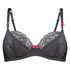 Non-Padded Underwired Bra Maya, Gray