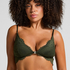 Amara Triangle Bralette, Green