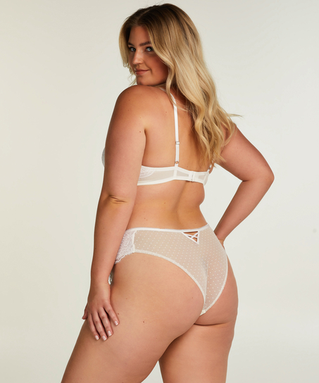 Jolie Brazilian Knickers, White