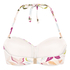 Ayanna Padded Underwired Bikini Top, White