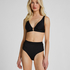 Triangle Bikini Top Luxe, Black