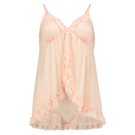 Naomi Heartflock Cami Set, Pink