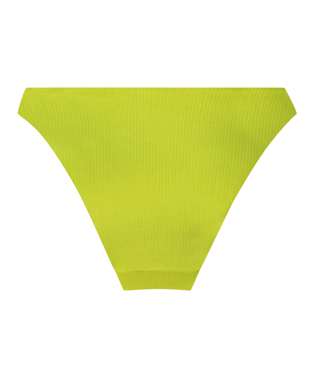 Luna High-Leg Bikini Bottoms, Green