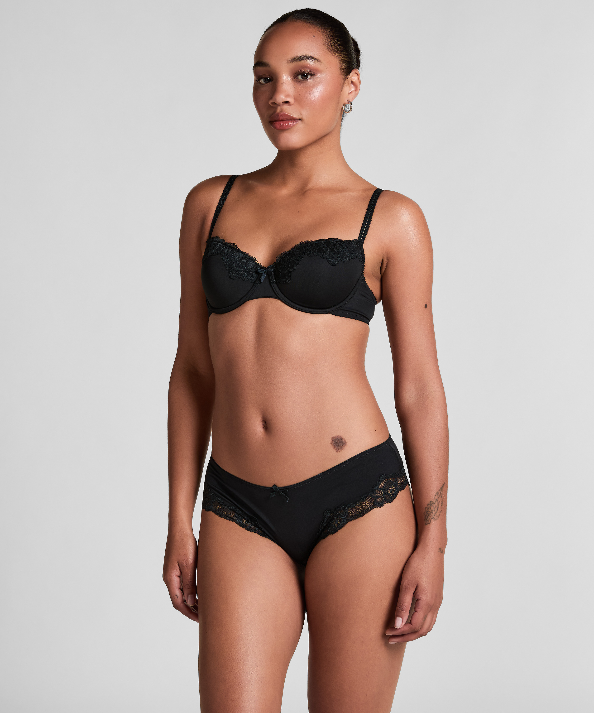 2-Pack Padded Underwired Bra, Black, main
