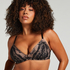 Daphne Padded Non-Wired Bra, Black