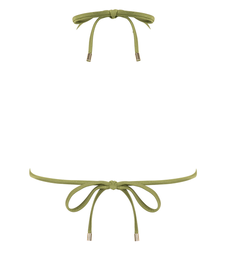 Yucatan Triangle Bikini Top, Green