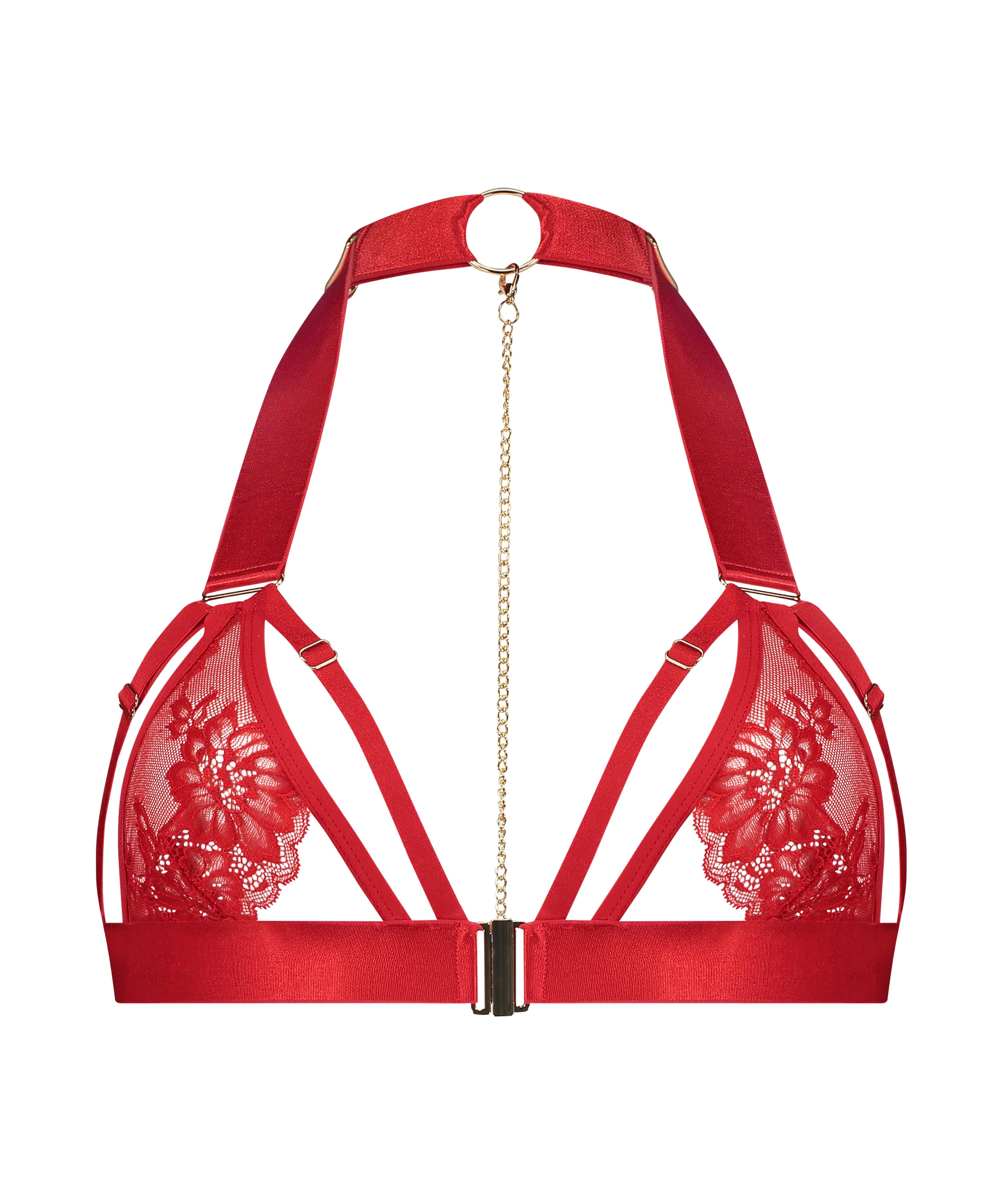 Clementine Bralette, Red, main