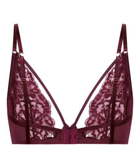 Cinnamon Non-Padded Underwired Bra, Red