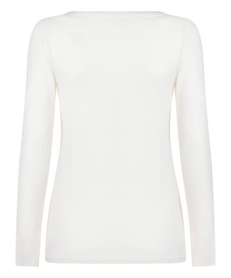 Cotton Pyjama Top, White