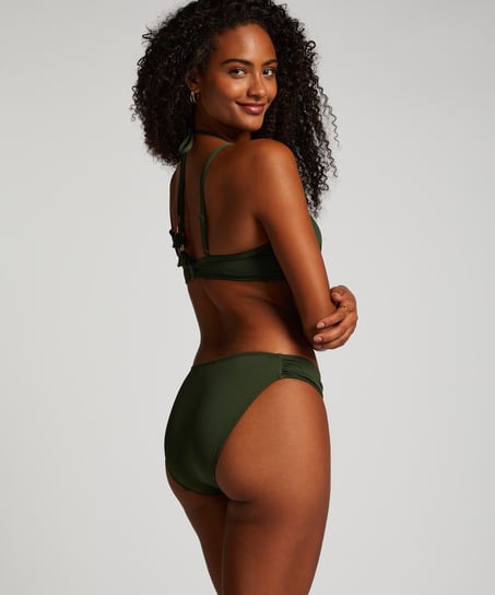 Scallop Rio Bikini Bottoms, Green