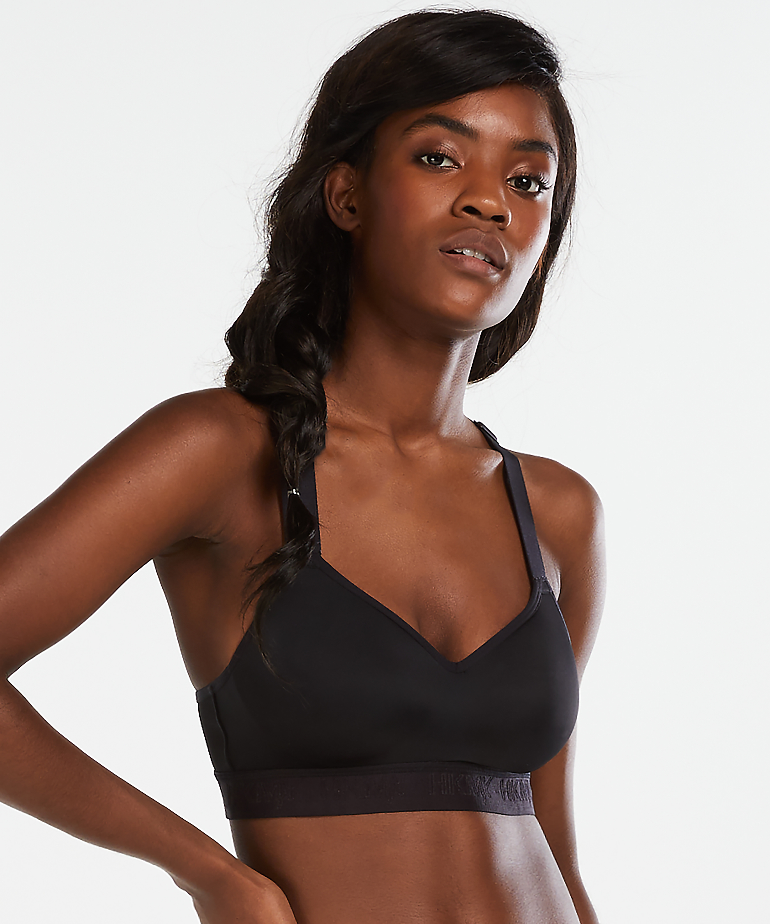HKMX Sports bra The All Star Level 2, Black, main