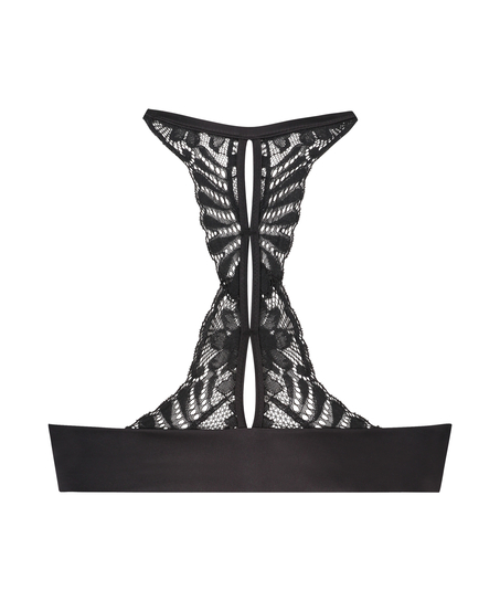 Antonia Padded Underwired Push-Up Bra, Black