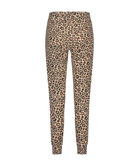 Brushed Jersey Trousers, Beige