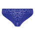 Lace Back Invisible Thong, Blue