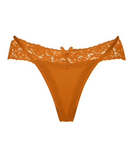 Elliena Extra Low V Thong, Orange