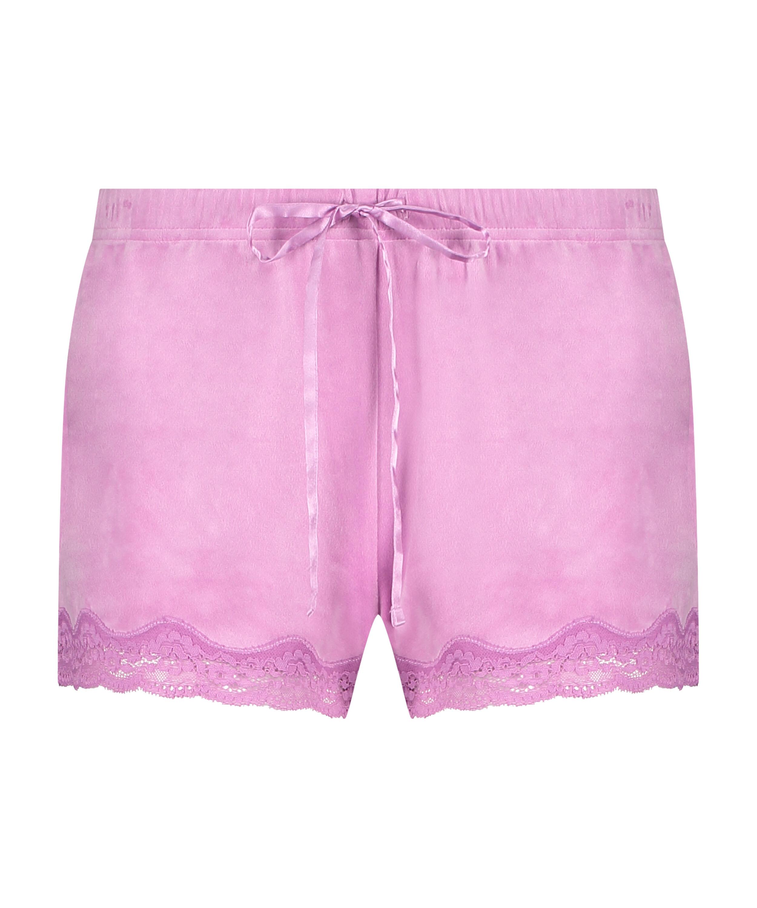 Velvet lace shorts - Pajama Pants - Hunkemöller