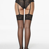 15 Denier Lace Stockings, Black