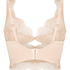 Non-Padded Underwired Longline Bra Sylvia, Beige