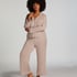 Essential Jersey Long-Sleeved Jacket, Beige