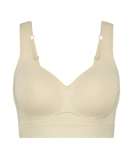 HKMX Sports bra The All Star Level 2, Beige