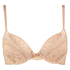 Padded underwired push-up bra Paloma, Beige