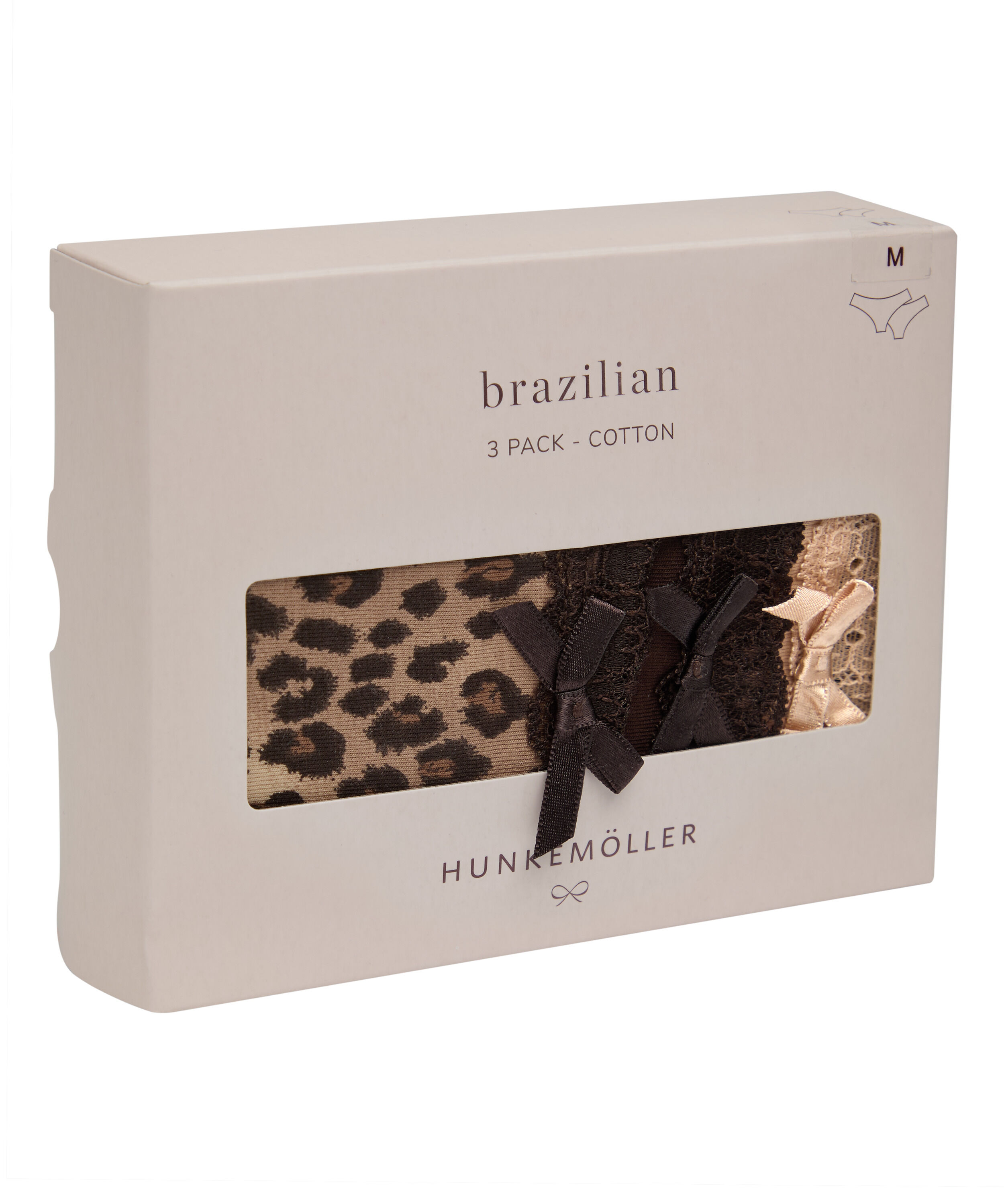 Multipack Cotton Brazilian, Brown