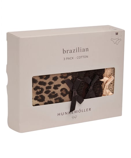 Multipack Cotton Brazilian, Brown