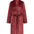 Short Fleece Bathrobe, Pink