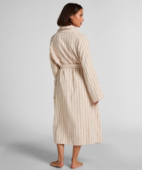 Toweling Robe, Beige