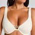 Crochet Bikini Top, White