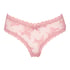 V-shaped Brazilian knickers mesh, Pink
