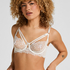 Kristina Non-Padded Underwired Longline Bra, White