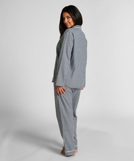 Flannel Pyjama Pants, Blue