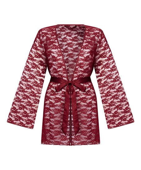 Kimono Allover Lace, Red