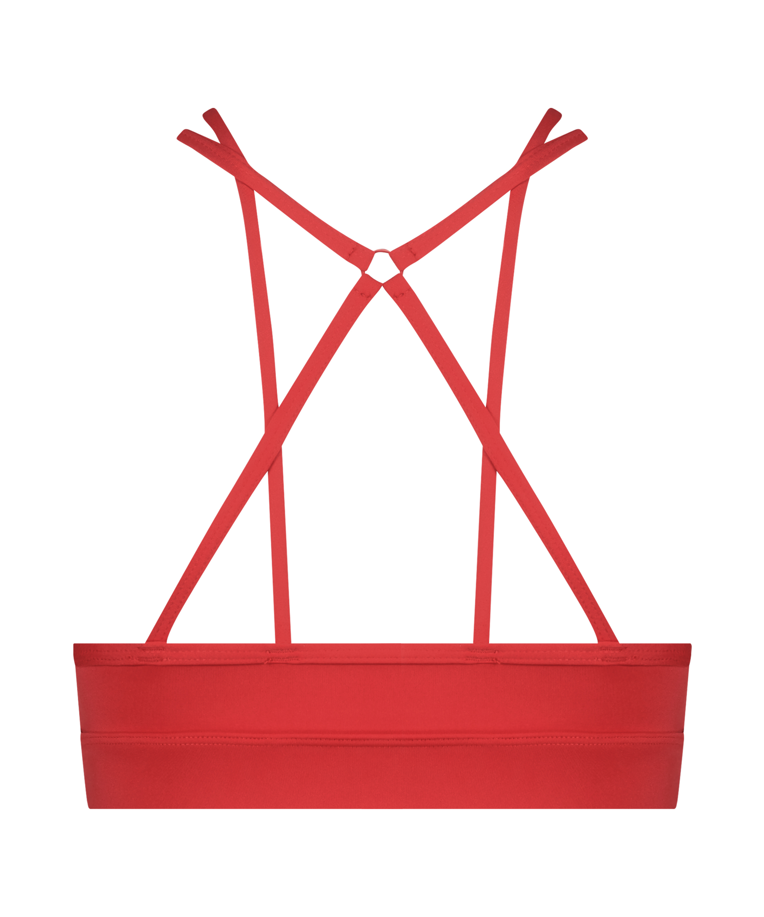 HKMX The Nadi sports bra level 1, Red, main