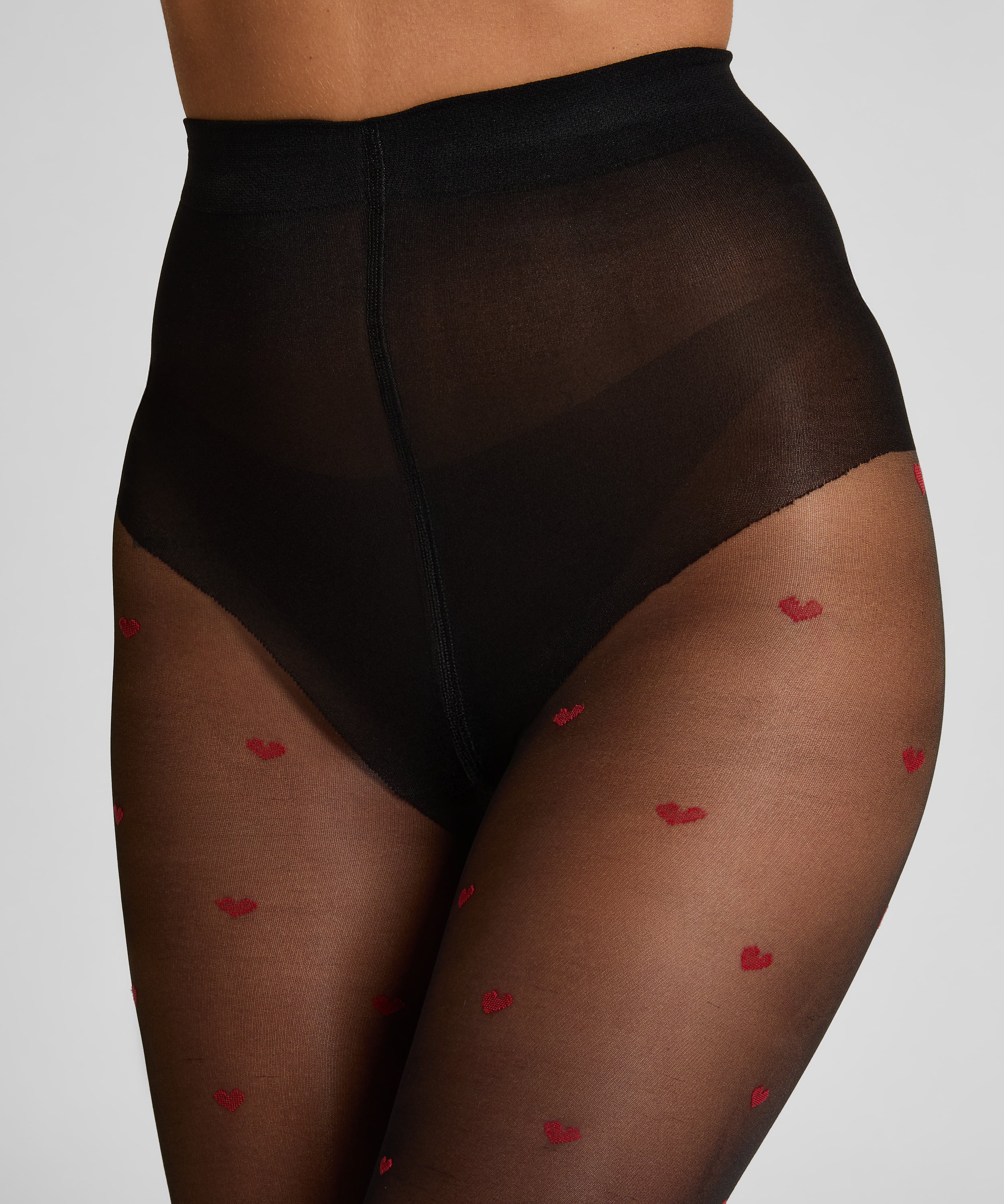 Tights 15 Denier print, Black, main