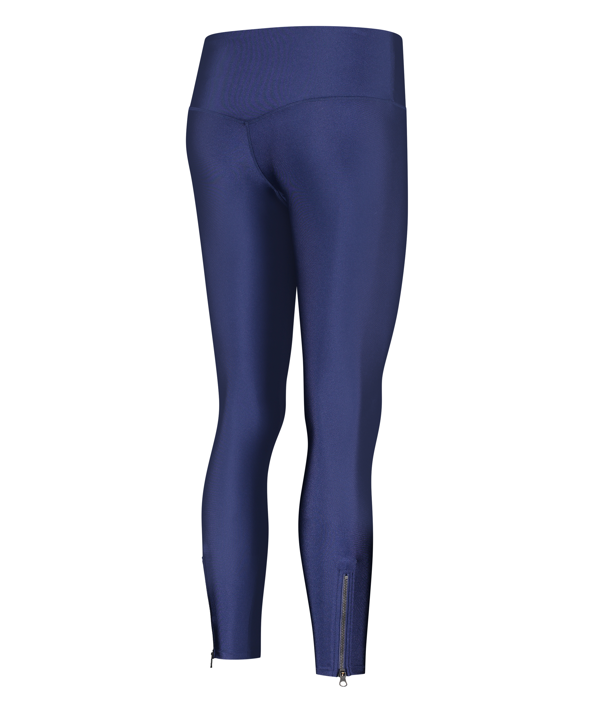 HKMX High Waisted Shine Sports leggings, Blue, main