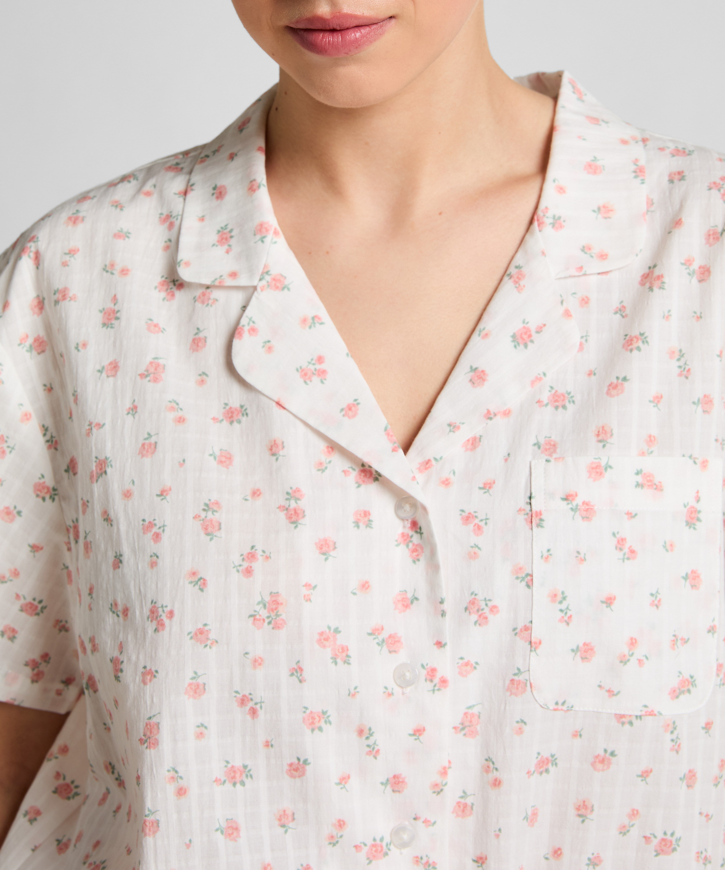 Pyjama Jacket, White, main