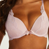 Leonie Padded Push-Ups Underwired Bra, Pink