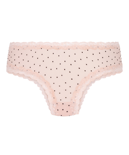 V-shape Brazilian Dot Flock, Pink