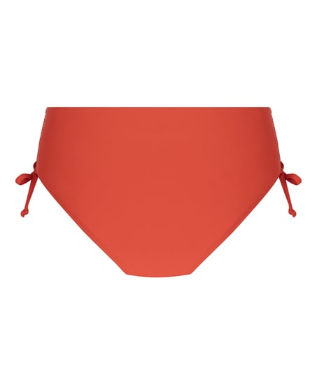 Midi Bikini Bottom Luxe, Red