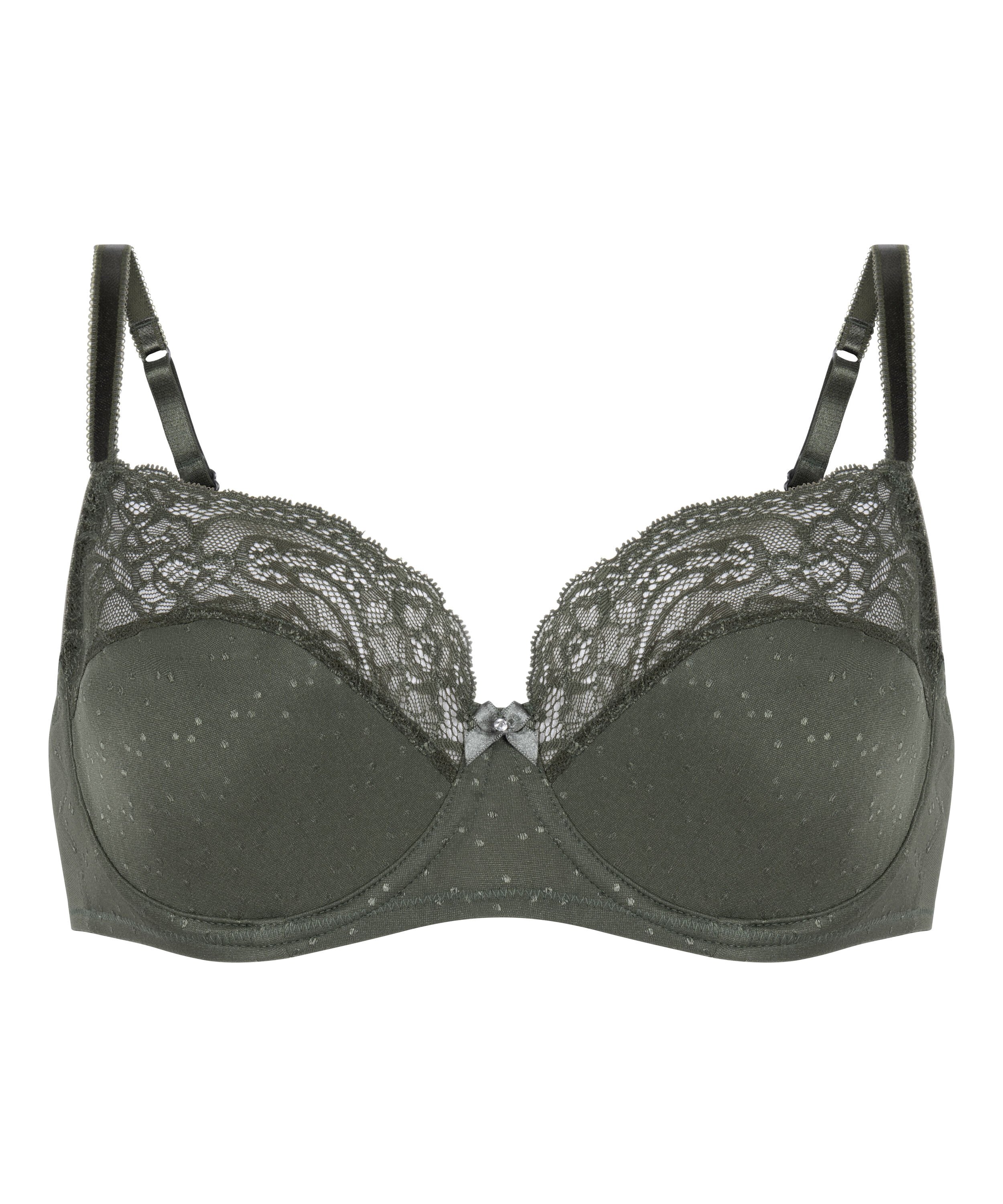 Sophie Non-Padded Underwired Bra, Green