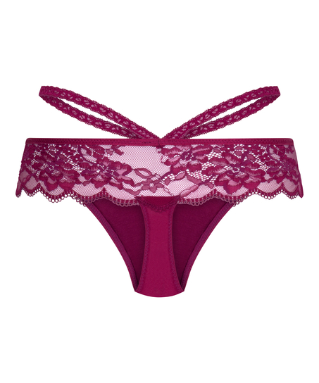 Amanda Boxer String R, Purple