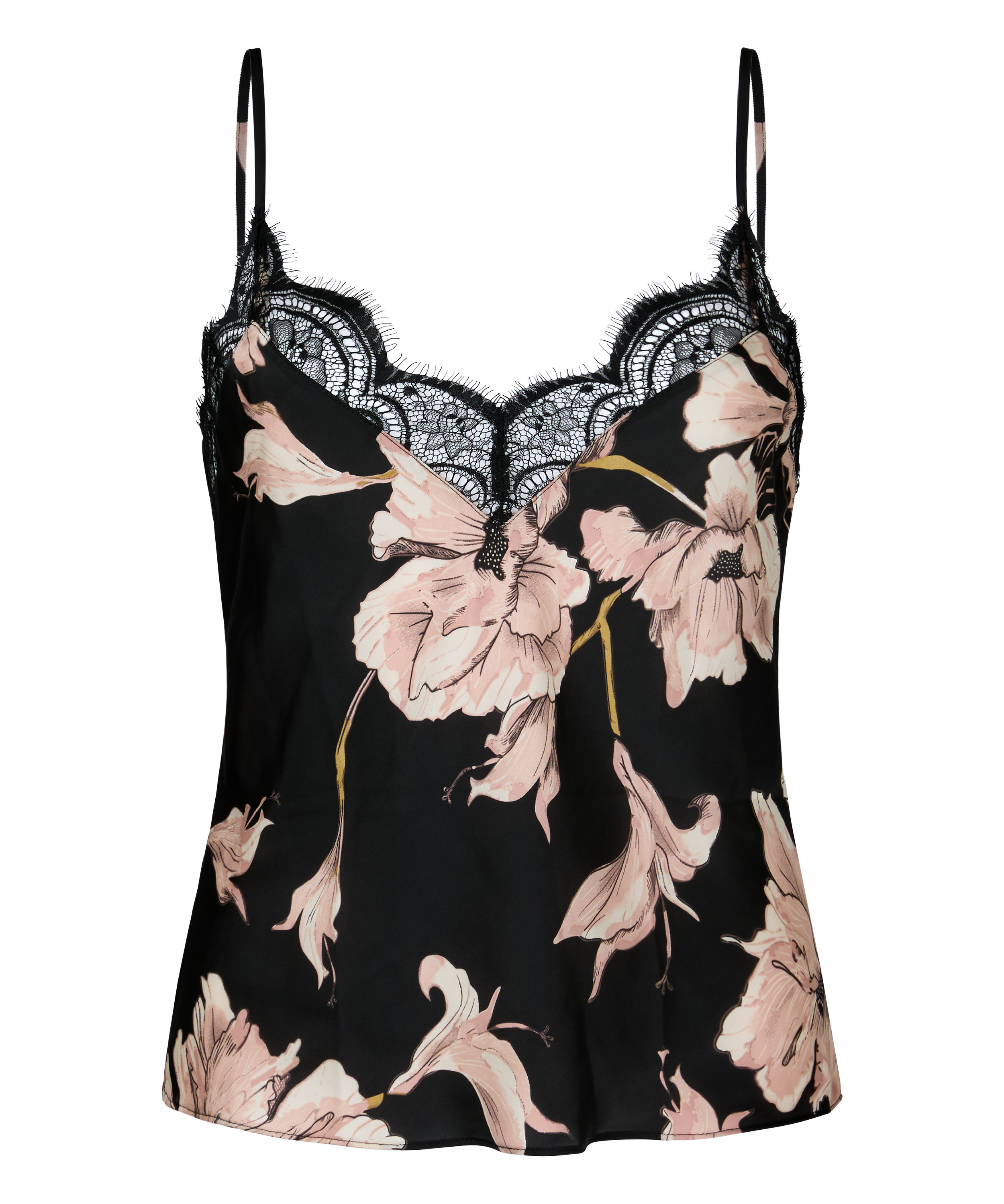 Cami Flower, Black, main