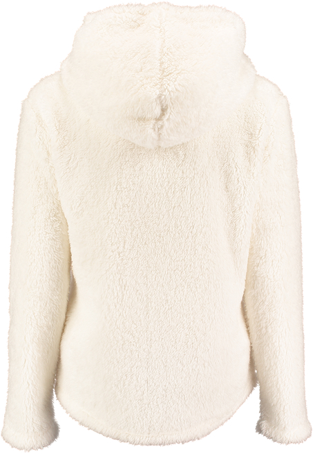 Jacket Ressy cardigown fleece, White