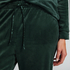 Velvet Pyjama Pants, Green