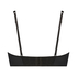 Daisy Padded Strapless Underwired Bra, Black